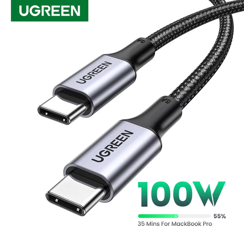 100W USB Type C to USB C Cable for Iphone 17 16 Macbook Ipad Samsung Poco PD Fast Charging Charger Cord 5A E-Marker Chip